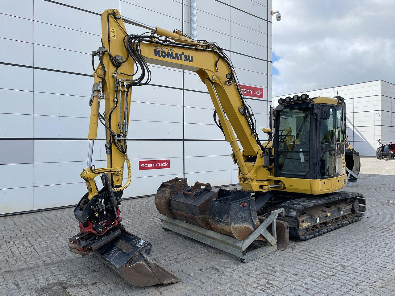 Komatsu PC88MR-10 med Topcon - Minigraver: bilde 1 Komatsu PC88MR-10 med Topcon - Minigraver: bilde 1
