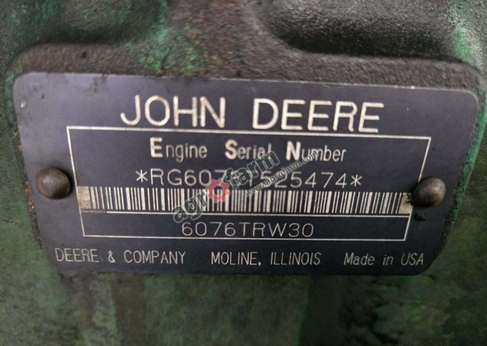Silnik John Deere 7800 6076 TRW30 - Motor for Lastebil: bilde 2 Silnik John Deere 7800 6076 TRW30 - Motor for Lastebil: bilde 2