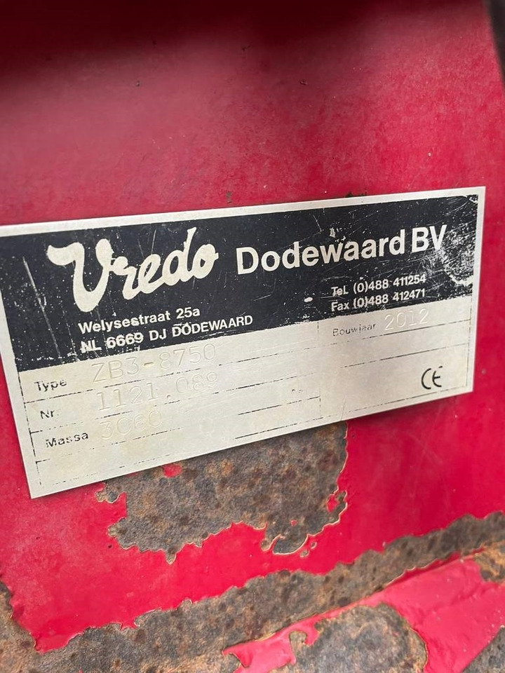 Vredo ZB3-8750 bemester - Husdyrgjødselspreder: bilde 5 Vredo ZB3-8750 bemester - Husdyrgjødselspreder: bilde 5