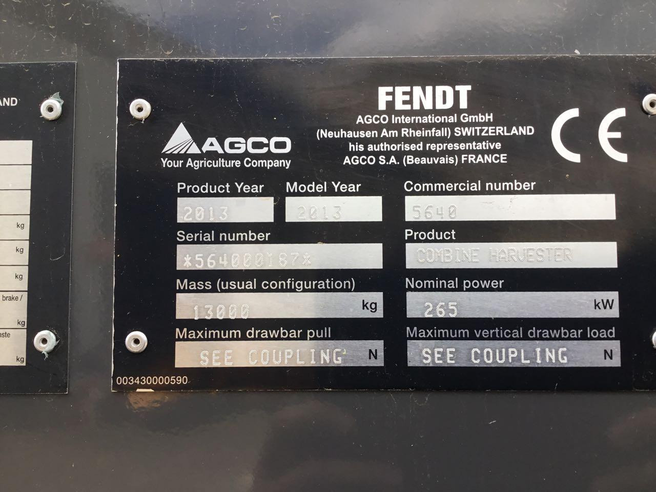 Fendt 6335 C - Skurtresker: bilde 5 Fendt 6335 C - Skurtresker: bilde 5