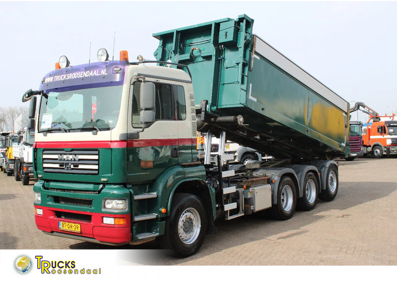 MAN TGA 35.400 8X4 + MANUAL! + NCH kipper/ bitum sprayer - Lastebil med kabelsystem: bilde 1 MAN TGA 35.400 8X4 + MANUAL! + NCH kipper/ bitum sprayer - Lastebil med kabelsystem: bilde 1