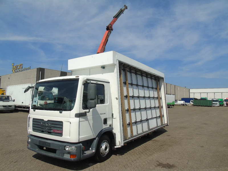 MAN TGL 8.180 + PALFINGER + GLASS TRUCK + MANUAL - Kranbil: bilde 2 MAN TGL 8.180 + PALFINGER + GLASS TRUCK + MANUAL - Kranbil: bilde 2