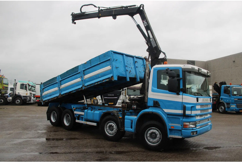 Scania G 420 + MANUAL + TIPPER + HIAB 144B-1 CL +EURO 3 - Kranbil: bilde 3 Scania G 420 + MANUAL + TIPPER + HIAB 144B-1 CL +EURO 3 - Kranbil: bilde 3