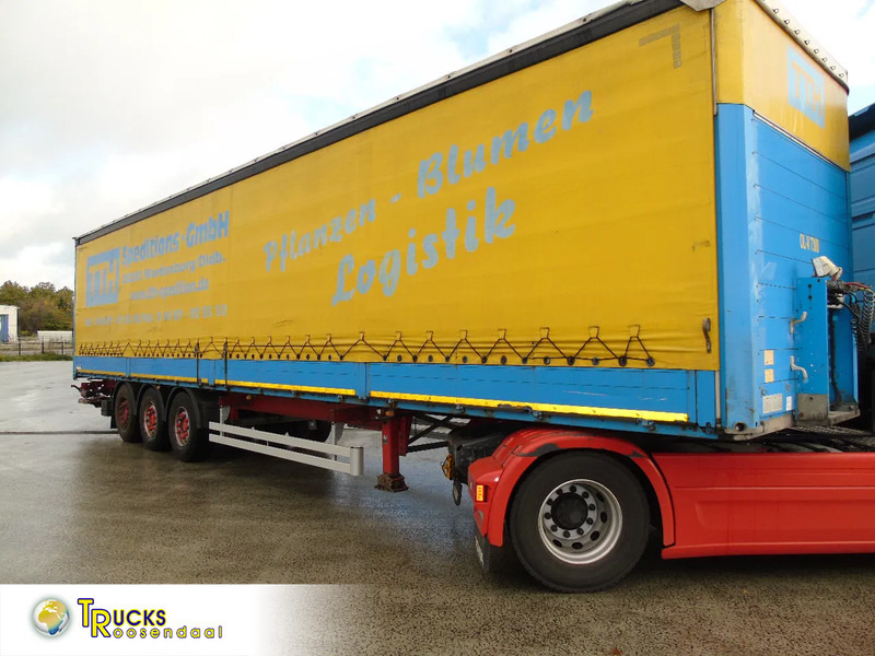 Schmitz Cargobull 3 AXLE SAF + DHOLLANDIA LOADLIFT + SLIDING ROOF - Gardintrailer: bilde 1 Schmitz Cargobull 3 AXLE SAF + DHOLLANDIA LOADLIFT + SLIDING ROOF - Gardintrailer: bilde 1