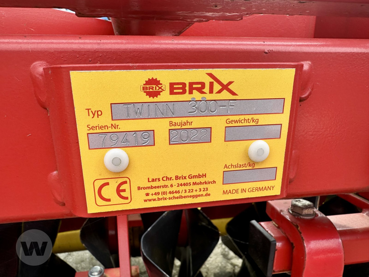 Brix Twin 300/6 - Åkertrommel: bilde 3 Brix Twin 300/6 - Åkertrommel: bilde 3