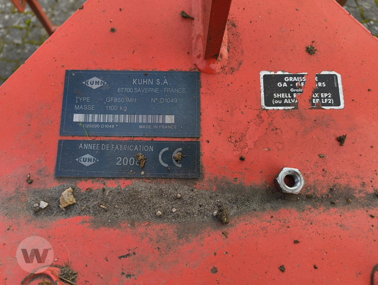 Kuhn GF 8501 MH - Høyvender: bilde 5 Kuhn GF 8501 MH - Høyvender: bilde 5