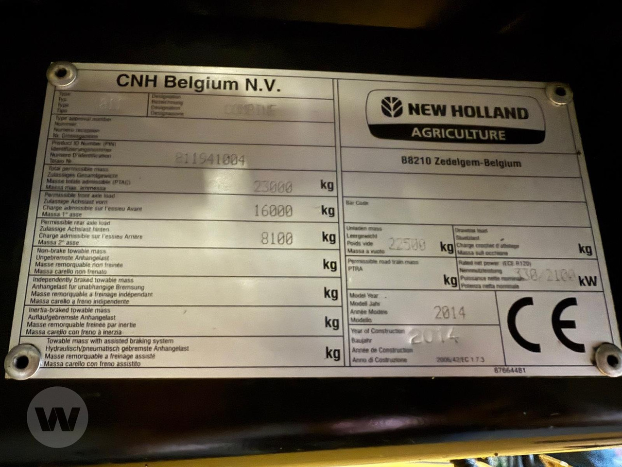 Leie New Holland CR 8080 New Holland CR 8080: bilde 14