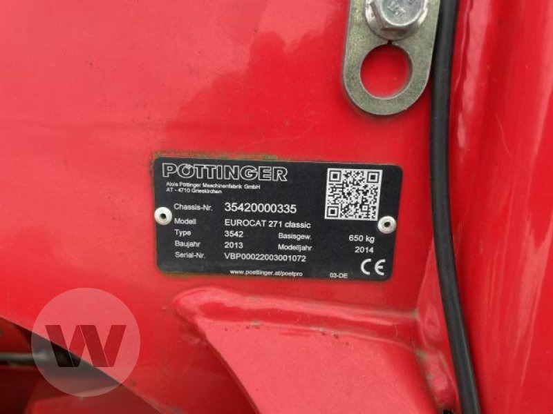 Pöttinger Eurocat 271 Classic - Slåmaskin: bilde 5 Pöttinger Eurocat 271 Classic - Slåmaskin: bilde 5
