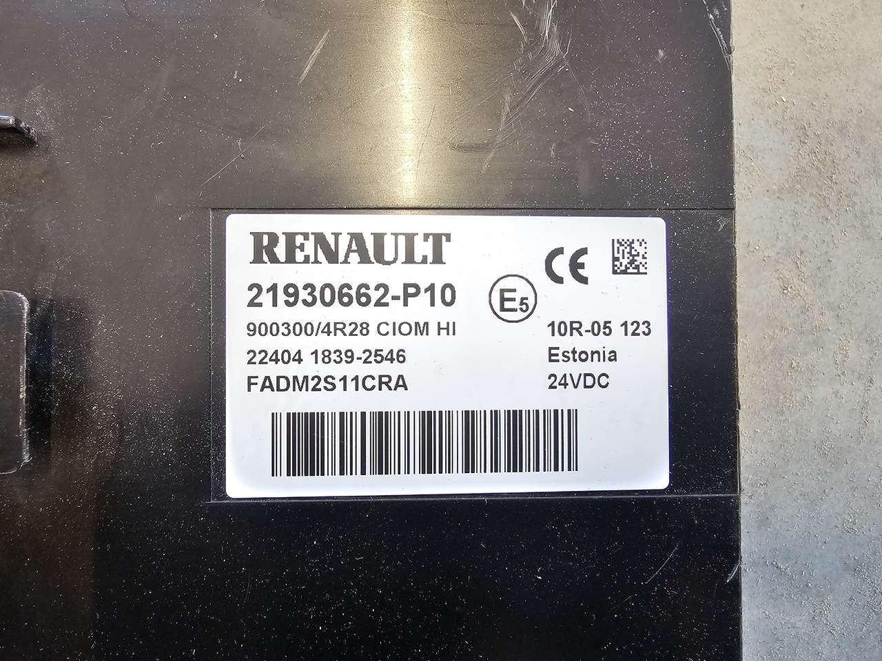 RENAULT RANGE T / CIOM HI CONTROL UNIT / 21930662 P10 - Styreenhet: bilde 4 RENAULT RANGE T / CIOM HI CONTROL UNIT / 21930662 P10 - Styreenhet: bilde 4