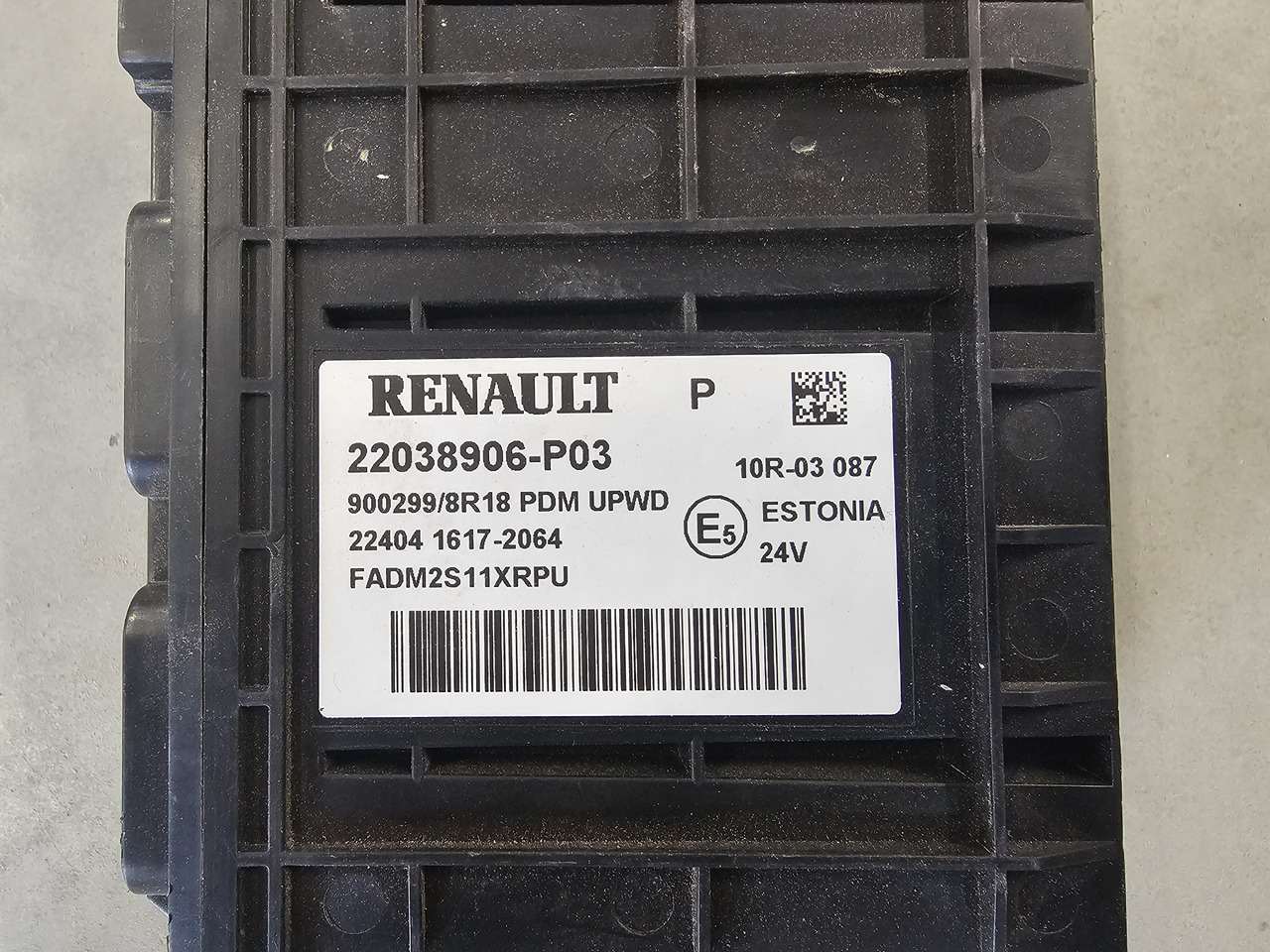 RENAULT RANGE T / PDM DOOR CONTROL UNIT - Styreenhet: bilde 4 RENAULT RANGE T / PDM DOOR CONTROL UNIT - Styreenhet: bilde 4