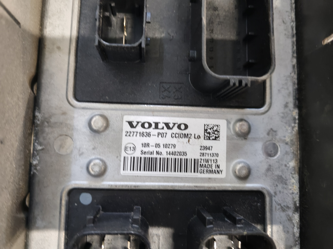 VOLVO FH5 FM5 EURO 6 / CCIOM2 Lo CONTROL UNIT/ 22771636 P02 - Styreenhet: bilde 3 VOLVO FH5 FM5 EURO 6 / CCIOM2 Lo CONTROL UNIT/ 22771636 P02 - Styreenhet: bilde 3