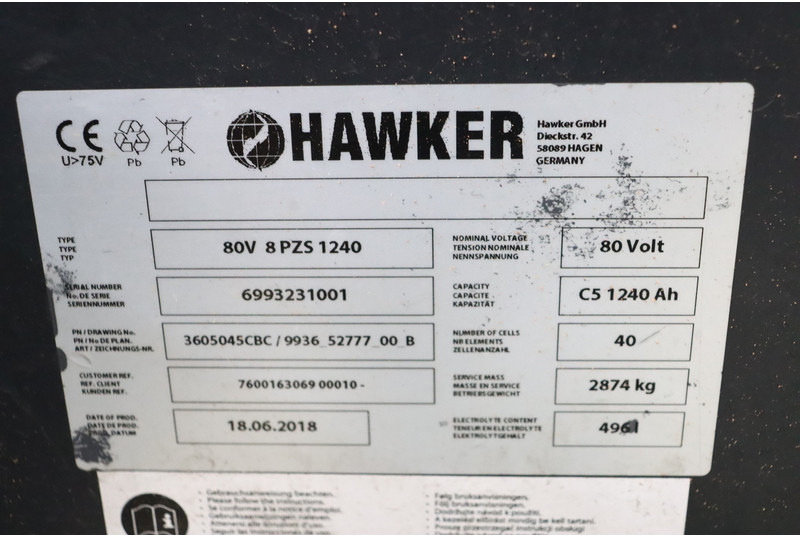 Linde E70-01 - El-truck: bilde 4 Linde E70-01 - El-truck: bilde 4