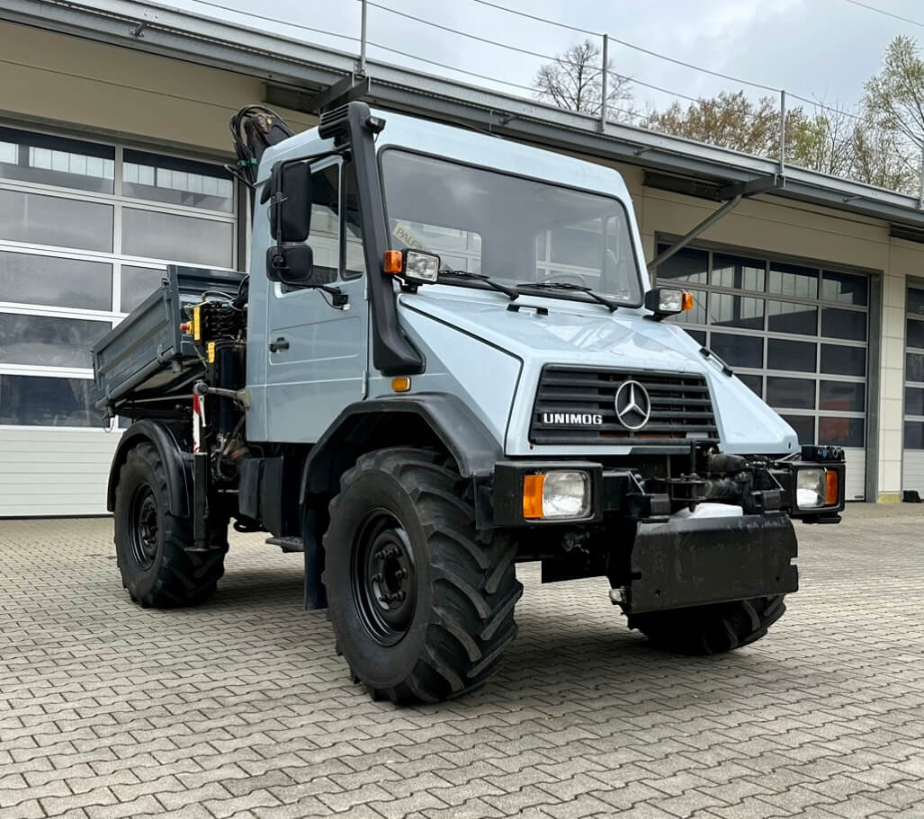 Unimog 130 - U130 418 74426 mit Kran und Winde Mer - Tippbil: bilde 1 Unimog 130 - U130 418 74426 mit Kran und Winde Mer - Tippbil: bilde 1