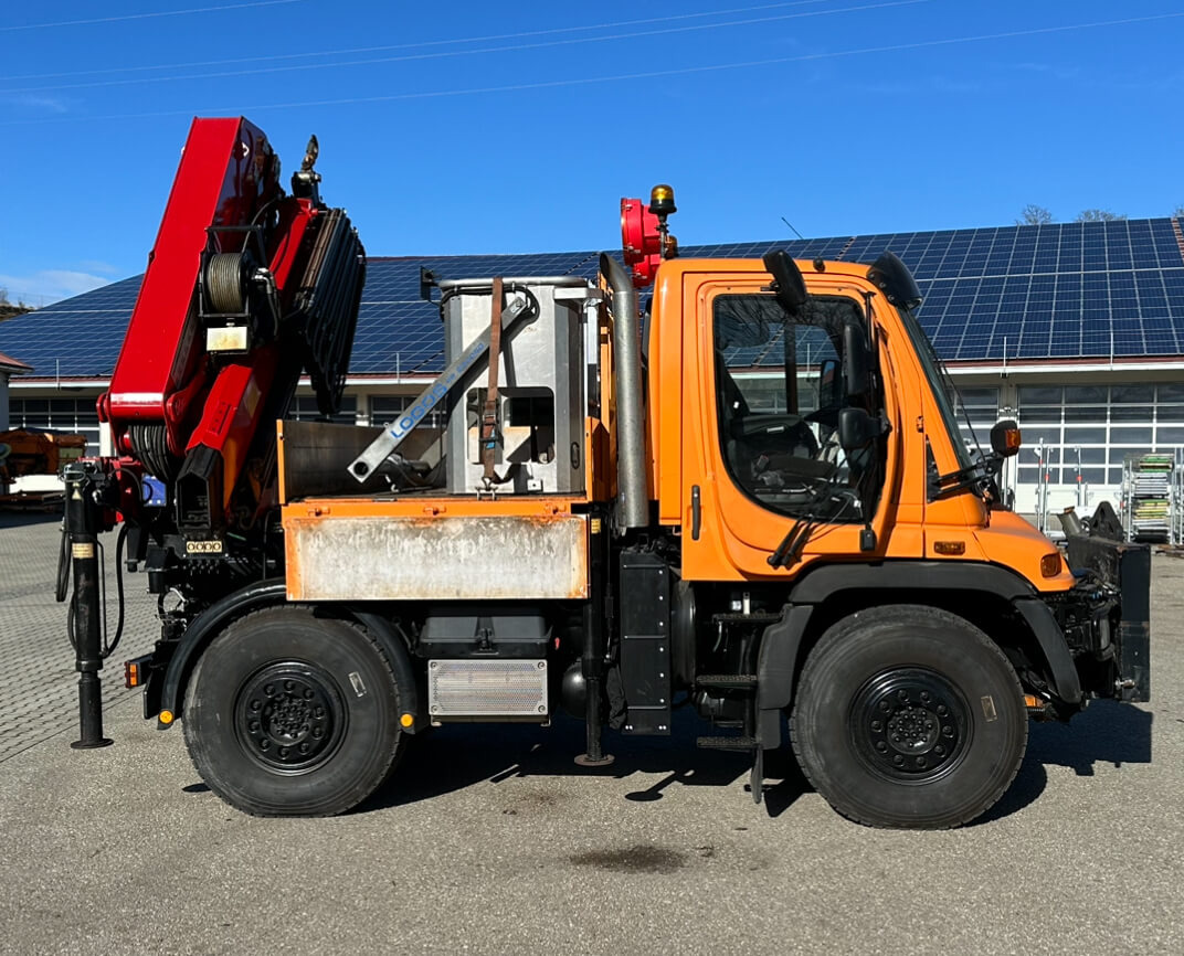 Unimog 400 - U400 405 25177 mit Wechselkran Merced - Utility-/ Spesiell maskin: bilde 3 Unimog 400 - U400 405 25177 mit Wechselkran Merced - Utility-/ Spesiell maskin: bilde 3