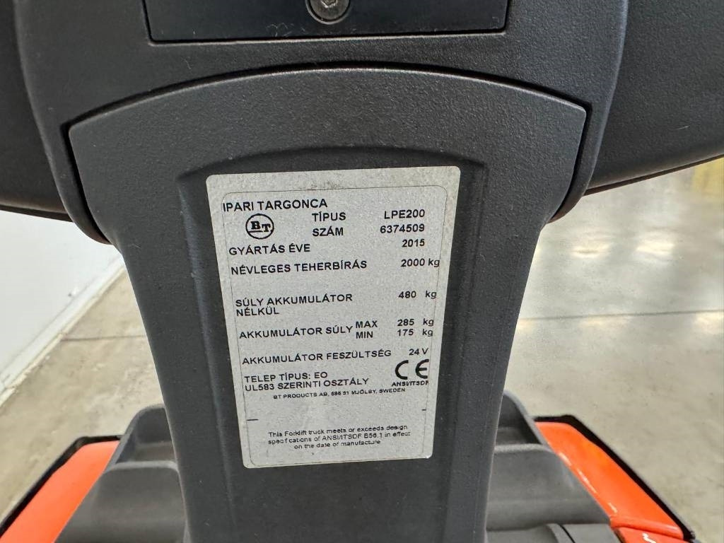 Toyota 10792 LPE 200 - Lavtløftende truck: bilde 4 Toyota 10792 LPE 200 - Lavtløftende truck: bilde 4