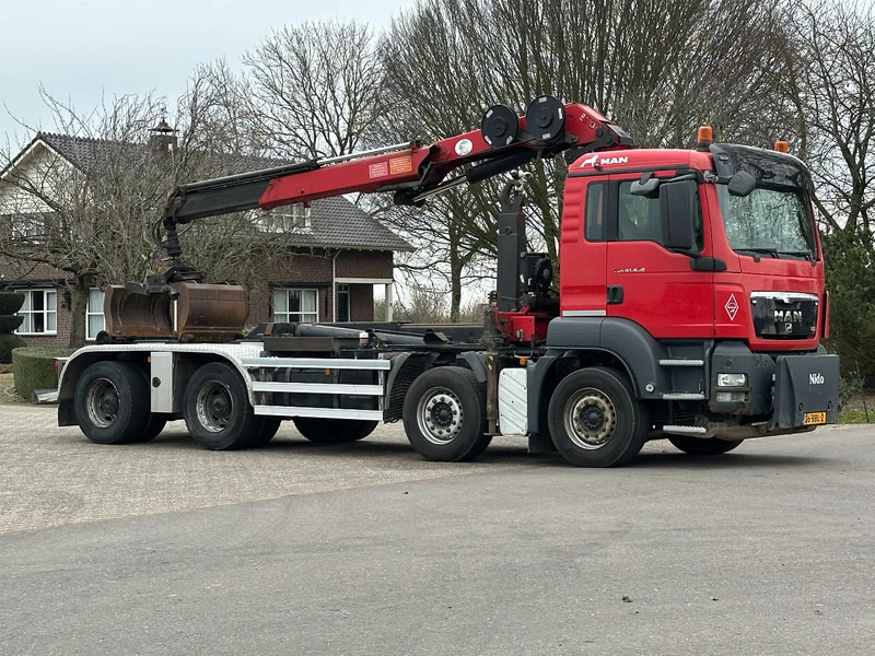 MAN TGS 41.400 8X4 WIDESPREAD!!HMF 22TM KRAAN/HAAK!!TOP!! - Krokbil, Kranbil: bilde 4 MAN TGS 41.400 8X4 WIDESPREAD!!HMF 22TM KRAAN/HAAK!!TOP!! - Krokbil, Kranbil: bilde 4