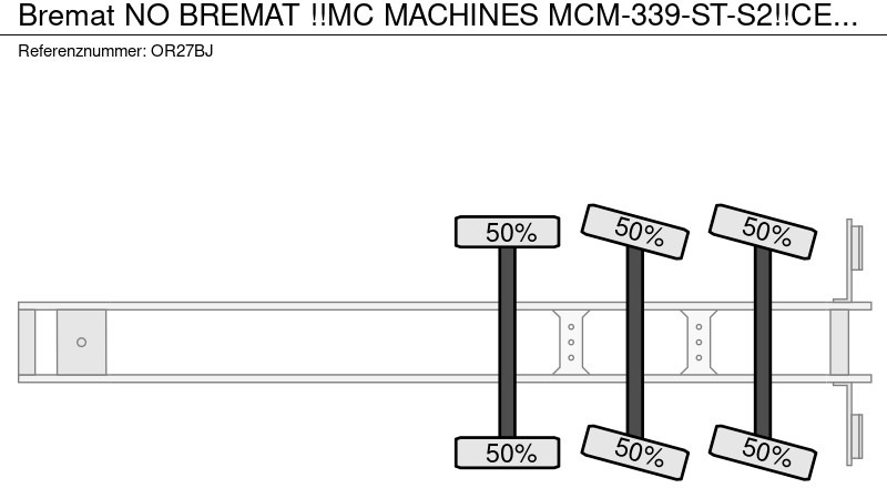 Semitrailer Bremat NO BREMAT !!MC MACHINES MCM-339-ST-S2!!CEMENT/MORTEL/SCREED/MORTAR/ESTRICH/CONCRETE MACHINE!! 2017!!: bilde 15