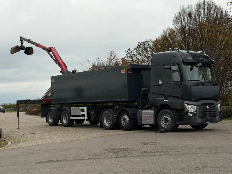 Renault T480 6x2 trekker 262dkm!! TRAILER WITH CRANE FOR SCREED! - Trekkvogn: bilde 5 Renault T480 6x2 trekker 262dkm!! TRAILER WITH CRANE FOR SCREED! - Trekkvogn: bilde 5