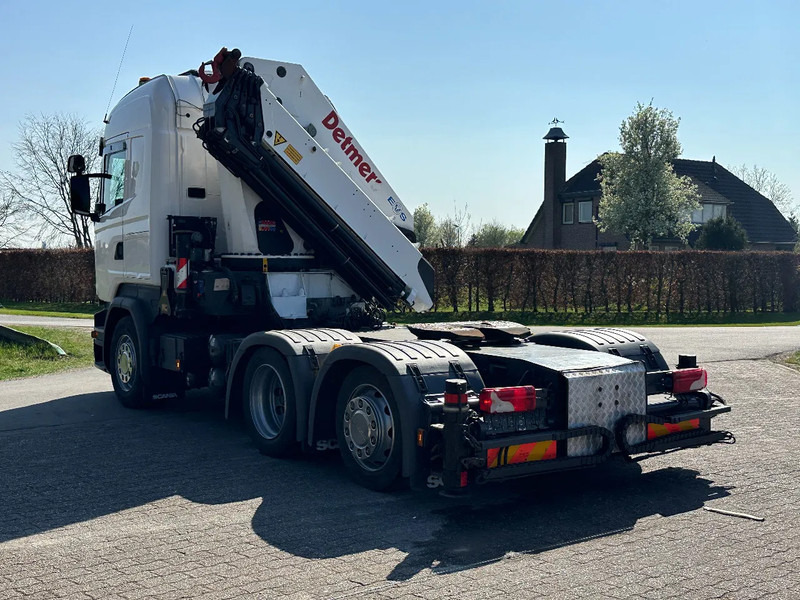 Trekkvogn Scania R450 6x2 !!TRACTOR!!!CRANE/GRUE/HMF 50TM!!TOP!EURO6!!: bilde 9
