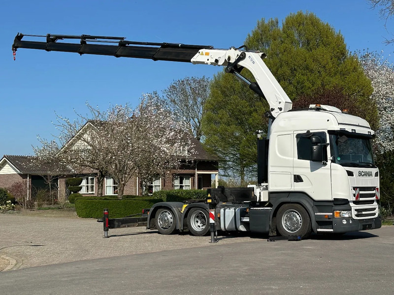 Trekkvogn Scania R450 6x2 !!TRACTOR!!!CRANE/GRUE/HMF 50TM!!TOP!EURO6!!: bilde 19