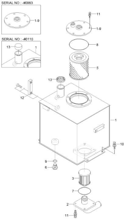 Case 31MJ-01016CG - 31MJ-01016 - Hydraulisk tank for Bygg og anlegg: bilde 4 Case 31MJ-01016CG - 31MJ-01016 - Hydraulisk tank for Bygg og anlegg: bilde 4