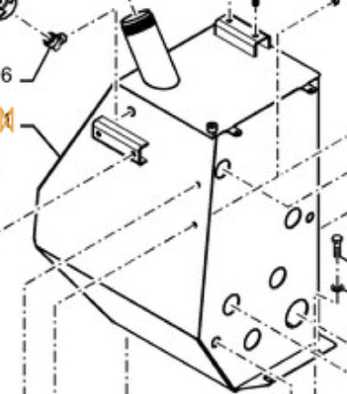 Case 48008259 - Hydraulisk tank for Bygg og anlegg: bilde 1 Case 48008259 - Hydraulisk tank for Bygg og anlegg: bilde 1