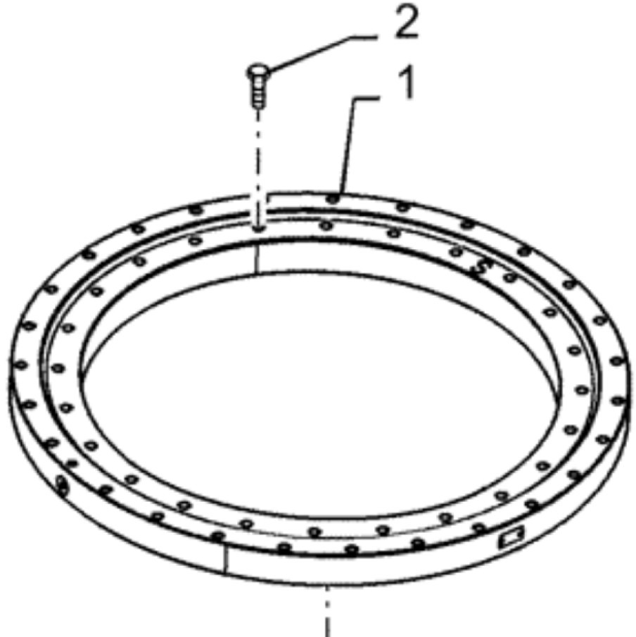 Case PS40F00003F1 - Svingkrans for Bygg og anlegg: bilde 1 Case PS40F00003F1 - Svingkrans for Bygg og anlegg: bilde 1