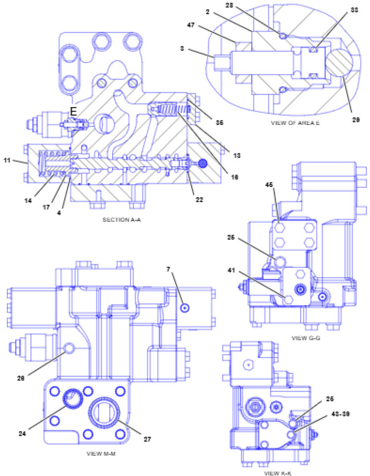 Caterpillar 2705803 - Hydraulisk ventil for Bygg og anlegg: bilde 1 Caterpillar 2705803 - Hydraulisk ventil for Bygg og anlegg: bilde 1