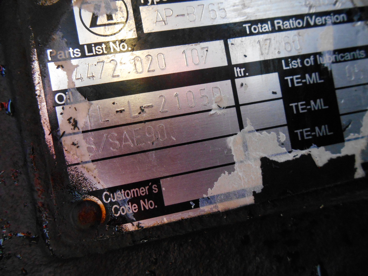 Hitachi 4457336 - Bakaksel for Bygg og anlegg: bilde 5 Hitachi 4457336 - Bakaksel for Bygg og anlegg: bilde 5