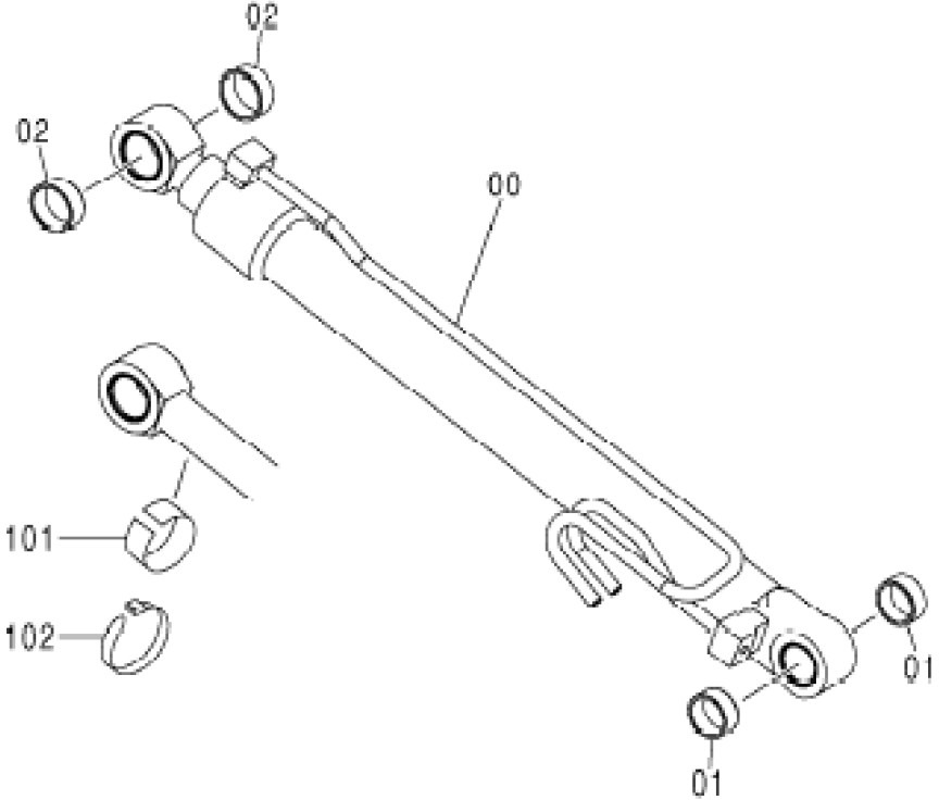 Hitachi 9175422 - 9175423 - Hydraulisk sylinder for Bygg og anlegg: bilde 1 Hitachi 9175422 - 9175423 - Hydraulisk sylinder for Bygg og anlegg: bilde 1