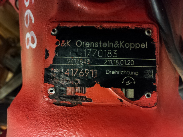 O&K 1770183 - - Svingmotor for Bygg og anlegg: bilde 3 O&K 1770183 - - Svingmotor for Bygg og anlegg: bilde 3