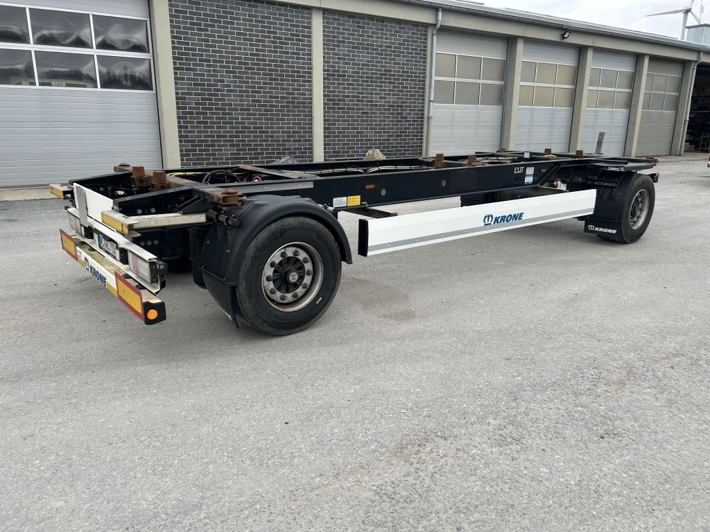 Krone 2 Achswechselfahrgestell, Typ: MAXI AZW 18 eL3B7 - Container-transport/ Vekselflak tilhenger: bilde 1 Krone 2 Achswechselfahrgestell, Typ: MAXI AZW 18 eL3B7 - Container-transport/ Vekselflak tilhenger: bilde 1