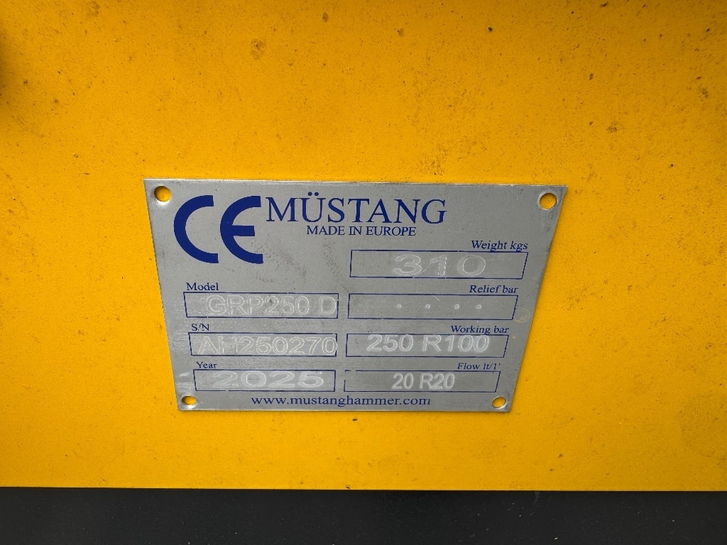 Mustang GRP 250 D - Klype for Bygg og anlegg: bilde 2 Mustang GRP 250 D - Klype for Bygg og anlegg: bilde 2