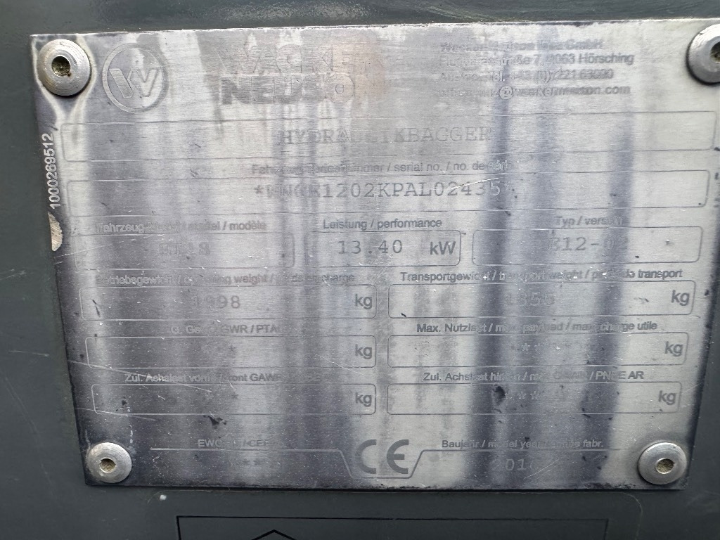 Wacker Neuson ET 18 - Minigraver: bilde 4 Wacker Neuson ET 18 - Minigraver: bilde 4