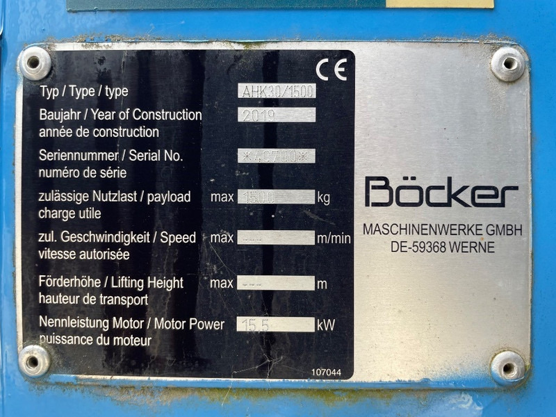 Böcker AHK 30/1500 - Allterrengkran: bilde 3 Böcker AHK 30/1500 - Allterrengkran: bilde 3