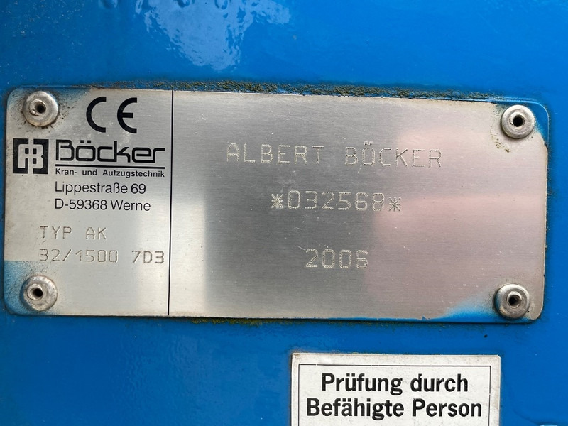 Böcker AK 32/1500 - Allterrengkran: bilde 3 Böcker AK 32/1500 - Allterrengkran: bilde 3