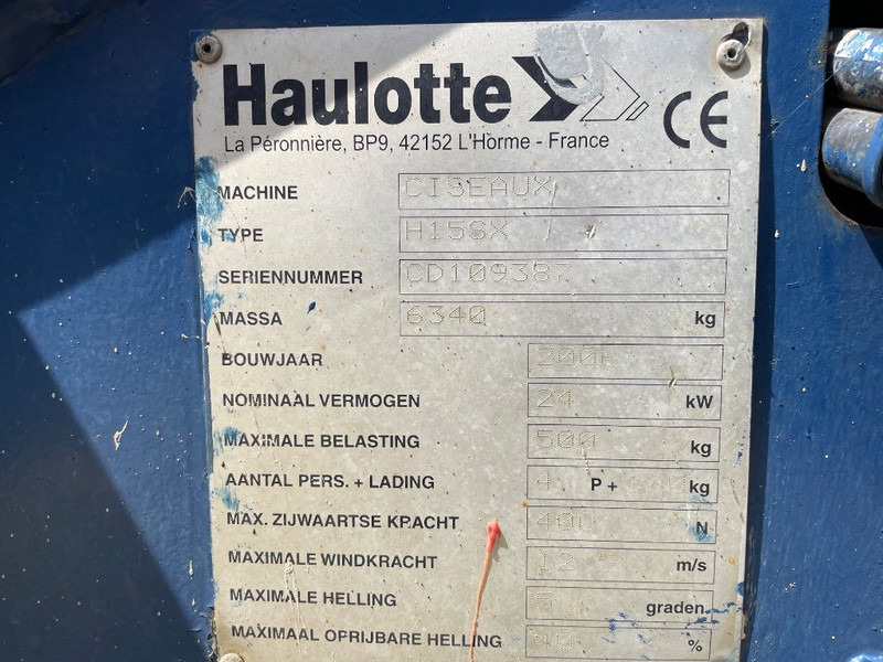 Haulotte H 15 SX - Sakselift: bilde 3 Haulotte H 15 SX - Sakselift: bilde 3