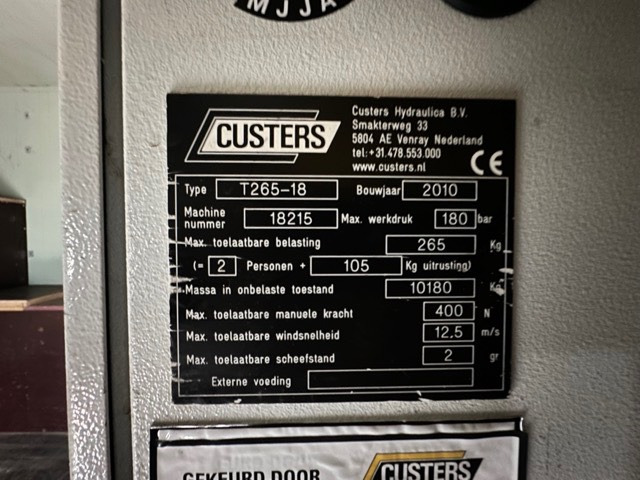 Custers T265-18 - Billift: bilde 4 Custers T265-18 - Billift: bilde 4
