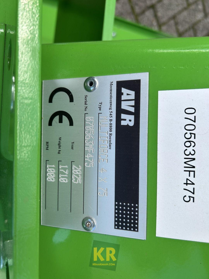 AVR MultiForce - Jordforbedring maskin: bilde 3 AVR MultiForce - Jordforbedring maskin: bilde 3