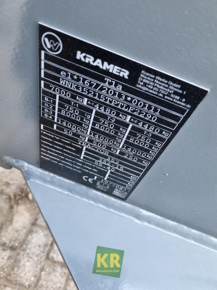 KL35.8T Kramer  - Teleskophjullaster: bilde 3 KL35.8T Kramer  - Teleskophjullaster: bilde 3
