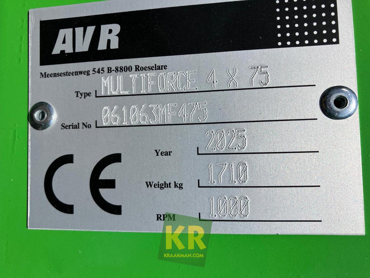 MultiForce AVR - Kultivator: bilde 1 MultiForce AVR - Kultivator: bilde 1