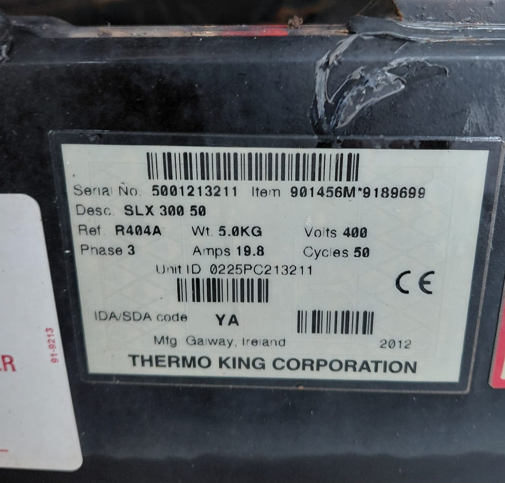 Thermo King SLX300 – S/N : 5001213211 - Kjøle- og fryseaggregat: bilde 2 Thermo King SLX300 – S/N : 5001213211 - Kjøle- og fryseaggregat: bilde 2