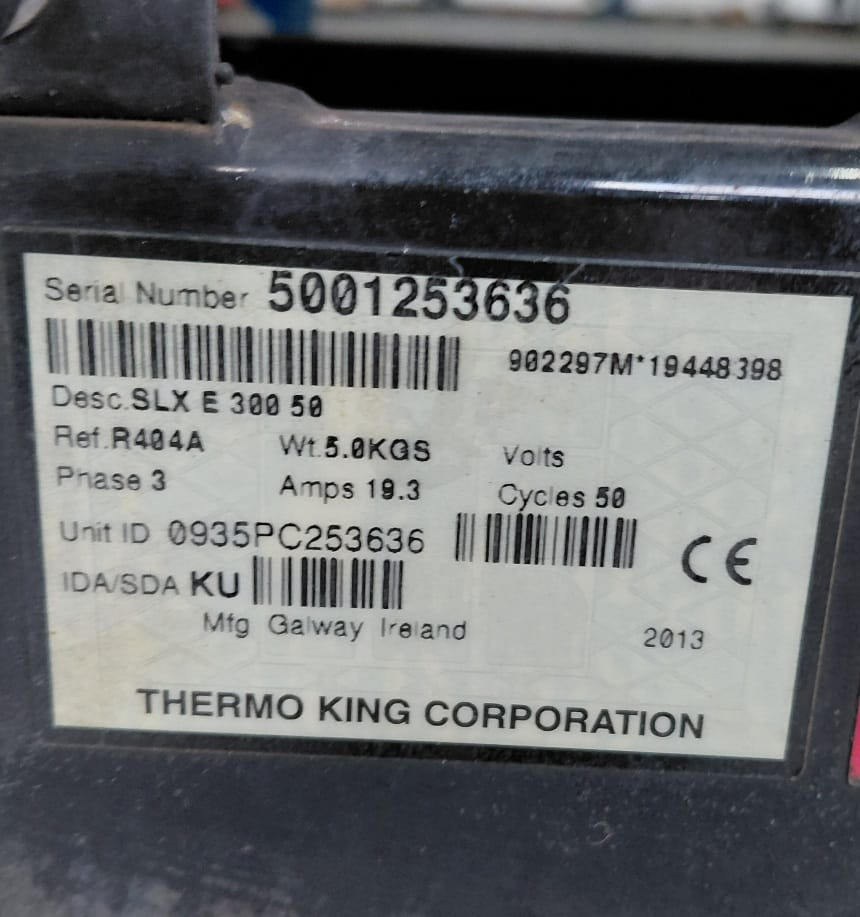 Thermo King SLX300 S/N : 5001253636 - Kjøle- og fryseaggregat: bilde 2 Thermo King SLX300 S/N : 5001253636 - Kjøle- og fryseaggregat: bilde 2