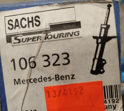 AMORTYZATOR KABINY 106323 SACHS 6733170203 6733170303 MERCEDES 814 817 1114 1117 1314 LK/LN2 - Førerhusfjæring: bilde 2 AMORTYZATOR KABINY 106323 SACHS 6733170203 6733170303 MERCEDES 814 817 1114 1117 1314 LK/LN2 - Førerhusfjæring: bilde 2