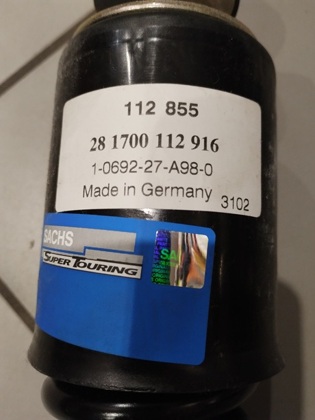 AMORTYZATOR KABINY MAN F90 F2000 112855 SACHS 81417226033 - Førerhusfjæring: bilde 2 AMORTYZATOR KABINY MAN F90 F2000 112855 SACHS 81417226033 - Førerhusfjæring: bilde 2