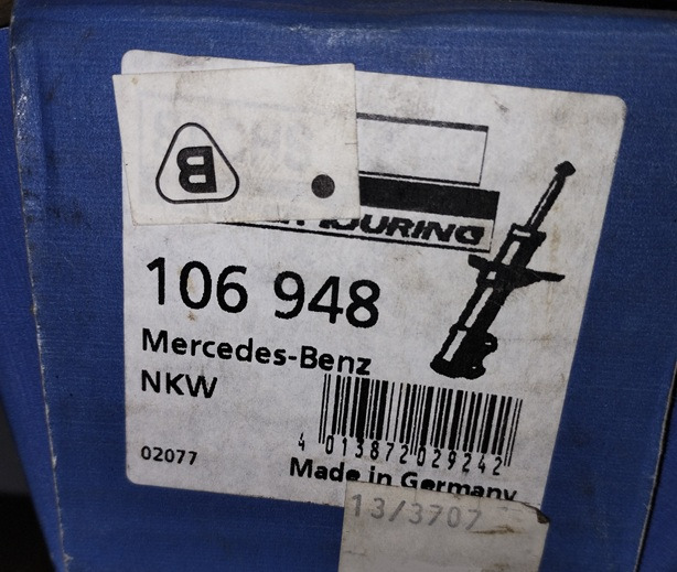 AMORTYZATOR TYLNI 106948 SACHS MERCEDES NG 3813260200 1213 1217 1417 1422 1619 1624 - Støtdemper: bilde 2 AMORTYZATOR TYLNI 106948 SACHS MERCEDES NG 3813260200 1213 1217 1417 1422 1619 1624 - Støtdemper: bilde 2