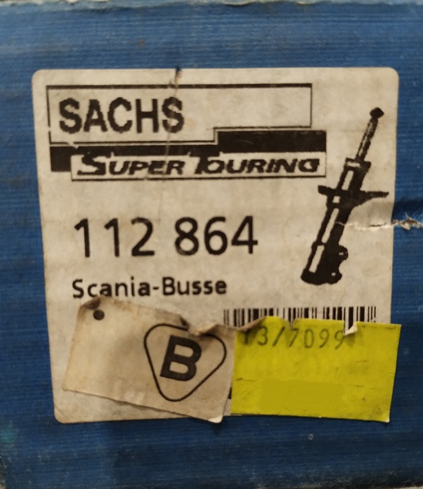 AMORTYZATOR TYLNI SCANIA 3 93 113 112864 SACHS - Støtdemper: bilde 2 AMORTYZATOR TYLNI SCANIA 3 93 113 112864 SACHS - Støtdemper: bilde 2