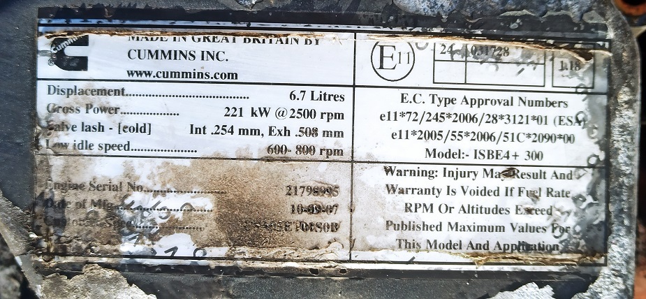 DAF LF55 300 ISBE4+ 300 6.7 - Motor og deler for Lastebil: bilde 3 DAF LF55 300 ISBE4+ 300 6.7 - Motor og deler for Lastebil: bilde 3