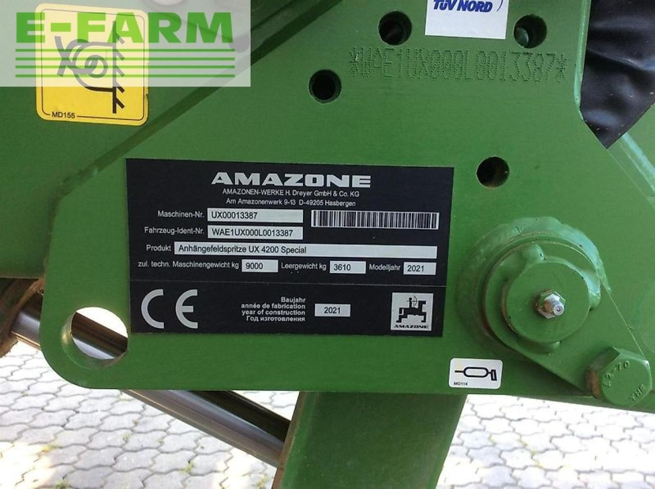 Trailersprøyte Amazone ux 4200 special: bilde 8