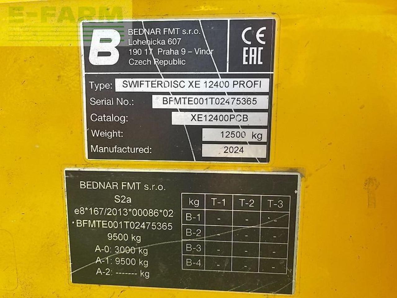 Bednar swiftredisc xe 12400 profi - Skålharv: bilde 3 Bednar swiftredisc xe 12400 profi - Skålharv: bilde 3